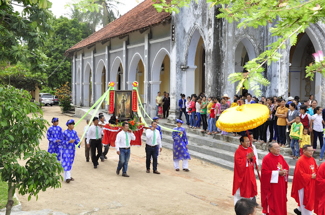 Lễ kính Á Thánh Anrê Phú Yên tại nhà thờ Mằng Lăng 27/07/2015