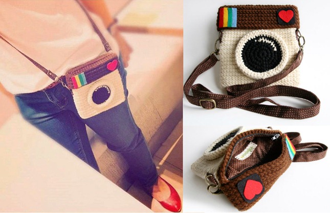 Bolsa em crochê inspirada no Instagram bolsa instagram etsy onde comprar