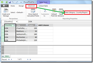 setting reporting properties