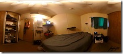 My Room at Musskko Mine, Northern BC, Pano 2011-1024