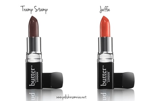 butter LONDON Brick Lane LIPPY Tinted Balm in Tramp Stamp and Jaffa