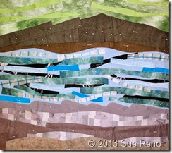 Sue Reno, In Dreams I Climbed The Cliffs, Work In Progress 1