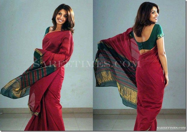Richa_Gangopadhyay_Red_Saree