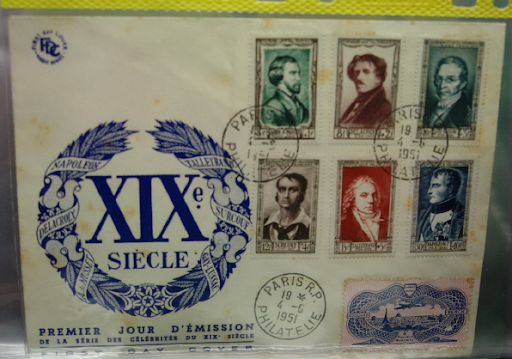 Enveloppe 1 er jour serie célébrités du XIX siecles Mazio