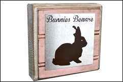 Bunny Beware Block Bunny Beware Block