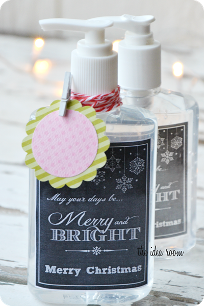 chalkboard gift labels at the idea room