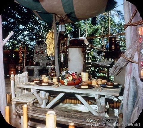 View-Master Adventureland (A177), Scene 1-4: Kitchen of Swiss Family Robinson Tree House