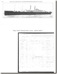 Passenger list