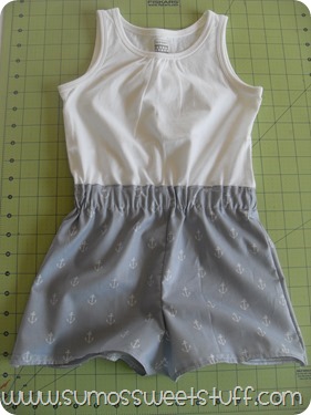 Sumo's Sweet Stuff - Nautical Romper #sewing