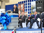 Dr. Mary Beckerle welcomes guests Dr. Mary Beckerle welcomes guests