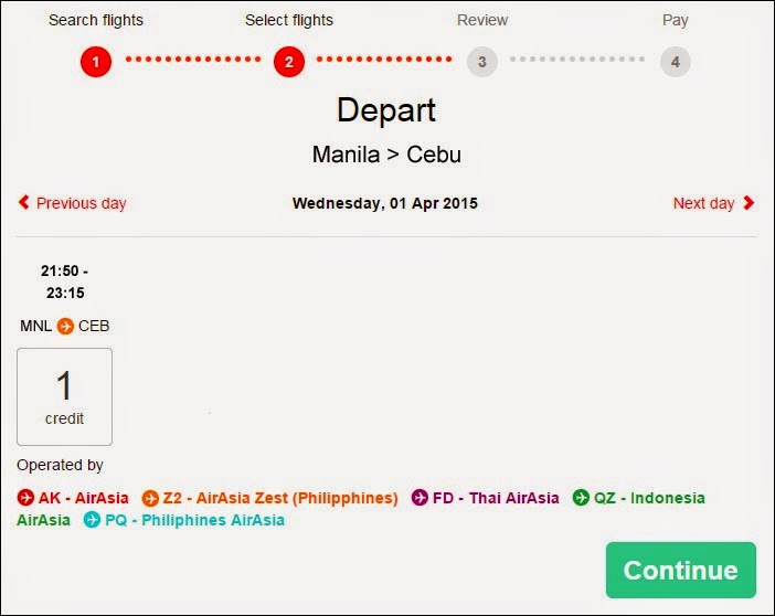 Booking Flights for an AirAsia Asean Pass