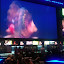 Now that is a big TV at the Real Sports Bar
