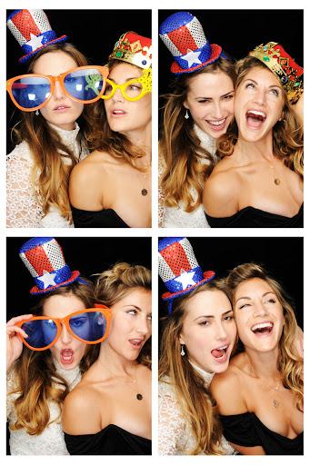 Heather and one of her two Maids of Honor, Kelly Furano, bring glamour, laughs, and sex appeal to the booth.
