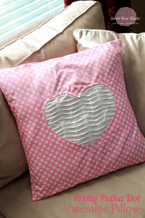 valentine polka dot pillow tutorial valentine polka dot pillow tutorial