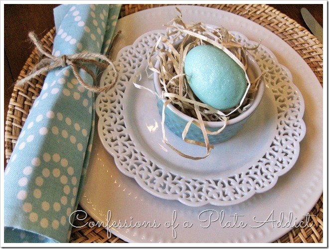 CONFESSIONS OF A PLATE ADDICT Pottery Barn Inspired Easter Tablescape