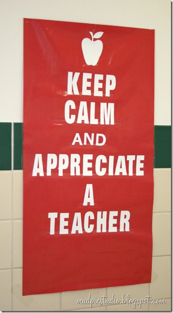 Teacher Appreciation Week Bulletin Board - mudpiestudio@blogspot.com