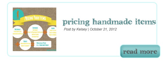 Pricing Handmade Items