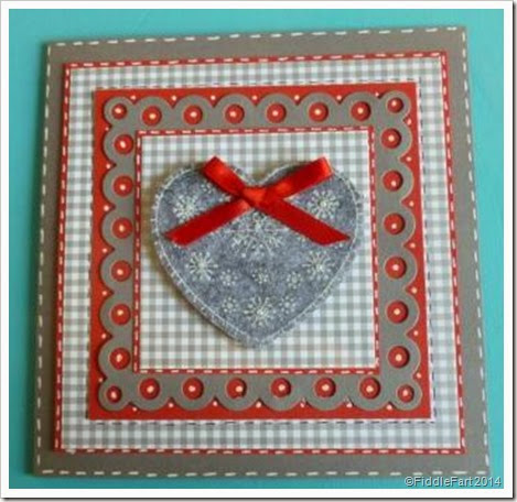 Nordic Heart Christmas Card..