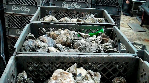 Boxes o' oysters