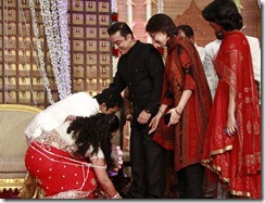 Kamal, Gowthami at Choreographers Shobi Lalitha Wedding Reception Stills