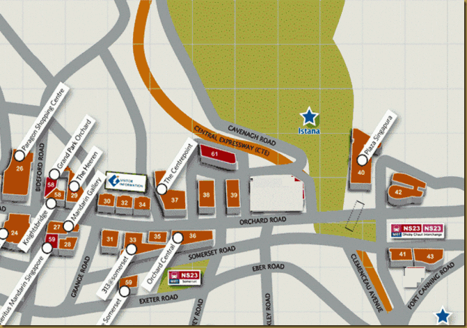 Orchard Road Mapa LD-red