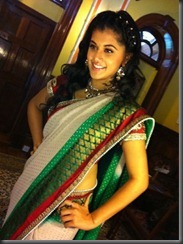 tapsee-in saree