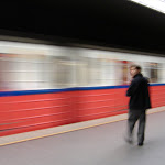 Hitching the metro back to the hostel