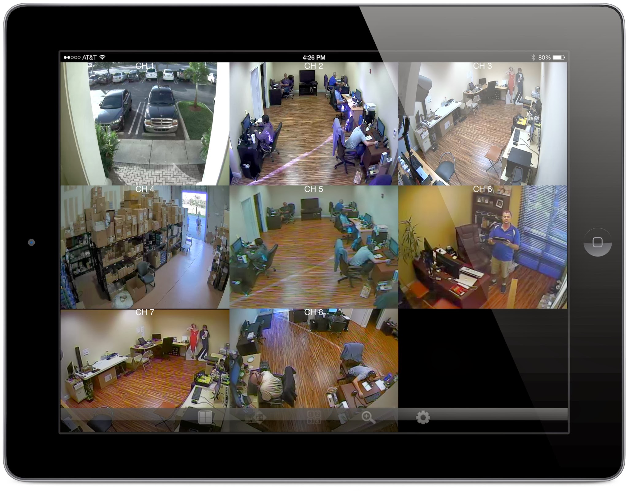Viewtron HDSDI CCTV DVR Viewer App for iPad