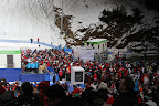 The crowds at men's aerials