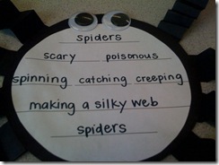 Spider cinquain Spider cinquain