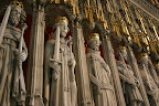 Detail of choir screen, York Minster