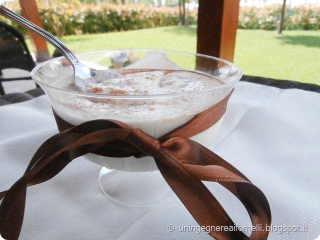 mousse pera yogurt cioccolato cannella mousse pera yogurt cioccolato cannella