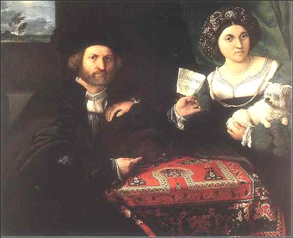 Lorenzo Lotto, Portrait des époux Bonghi 1525 Lorenzo Lotto, Portrait des époux Bonghi 1525