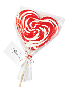 Papabubbleny.com candy -- I used this in my February 2011 Valentine's Day column in Martha Stewart Living.