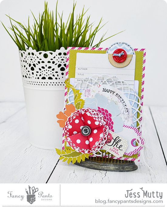 Circle Rosette Card_Jess Mutty_Fancy Pants Designs Circle Rosette Card_Jess Mutty_Fancy Pants Designs