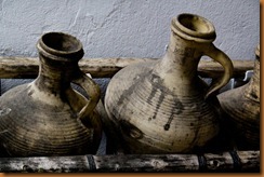 Jerez, old wine jars