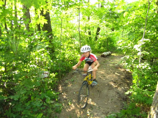 Riding a new pump section that was formally a log ramp
