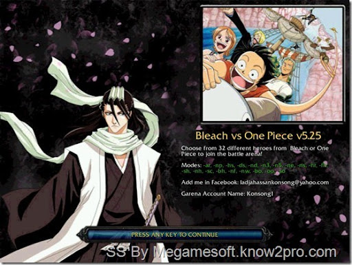 Bleach Vs One Piece 7.1 Ai Map Free.