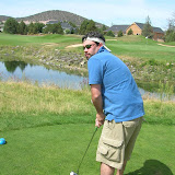 Chris Tees Off