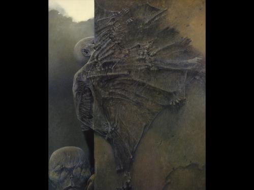 Zdzislaw Beksinski Demon, Death