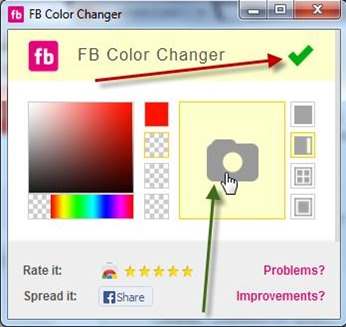 facebook-colore-changer