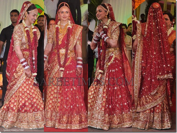 Esha_Deol_Neeta_Lulla_Wedding_Saree