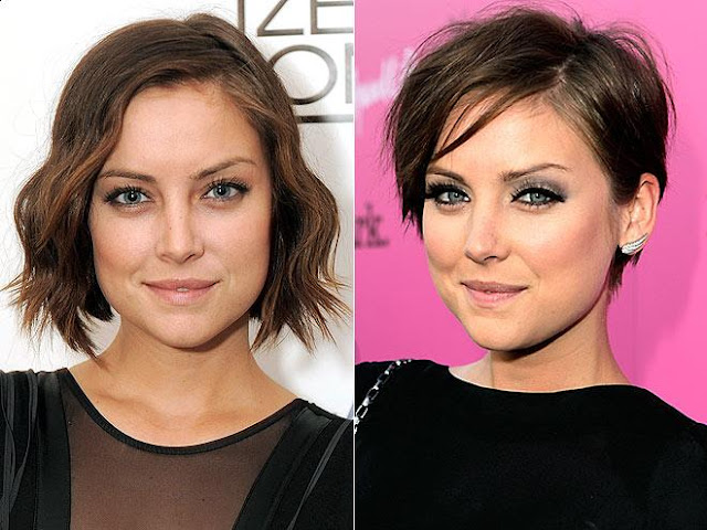 Jessica Stroup’s new pixie haircut
