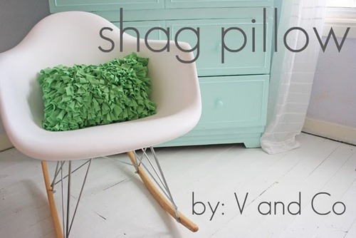 shag pillow tutorial shag pillow tutorial