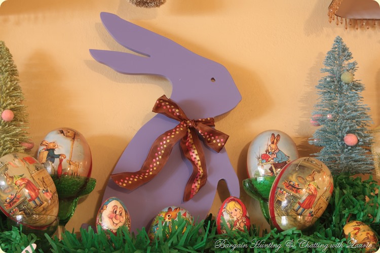 Easter Mantel Decor-Bargain Hunting & Chatting w/Laurie cntr