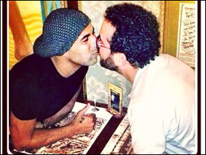 Emerson Sheik beijo instagram 02