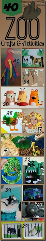 40 Zoo Animal Crafts and Activities & TGIF - 123 Homeschool 4 Me ERROR