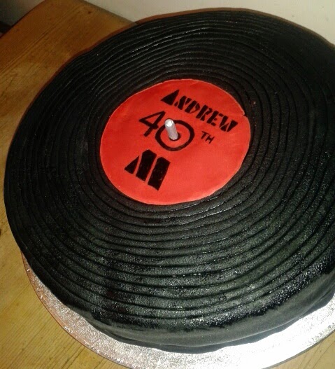 anniething for food 40th birthday record cake