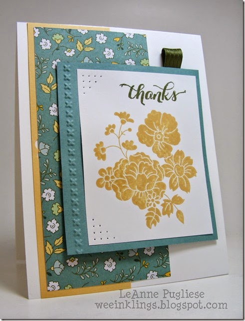 LeAnne Pugliese WeeInklings Hello Darling Another Thank You Stampin Up