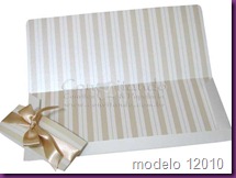 Convite de Casamento Champagne, Convite com listras, Convite tons past&eacute;is, la&ccedil;o borboleta, chanpagne